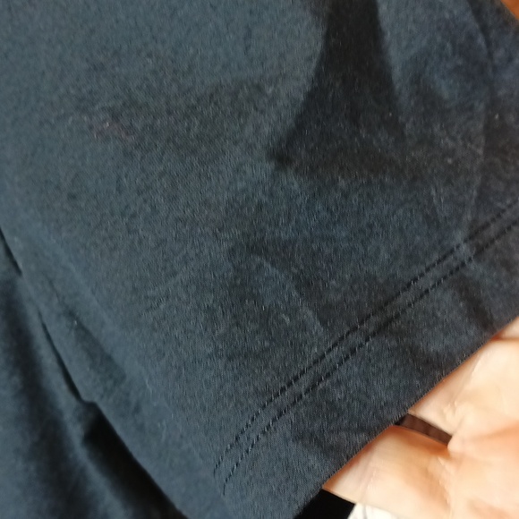 Spanx compression v-neck undershirt black short sleeve shape wear M - Picture 3 of 8